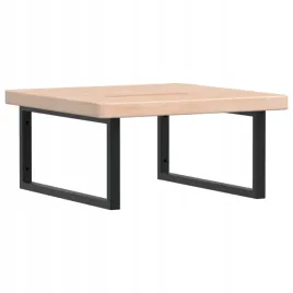polka-scienna-pod-umywalke-stal-i-lite-drewno-debowe