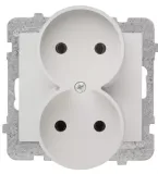 polmark-sigma-gniazdo-podwojne-biale-gn-2d-m
