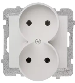 polmark-sigma-gniazdo-podwojne-biale-gn-2d-m