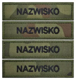 imiennik-nazwisko-na-mundur-x-4-szt-ramka-khaki-identyfikator-na-mundur