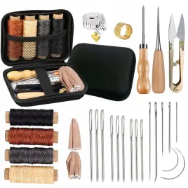 zestaw-rzemieslniczy-do-szycia-skory-nici-etui-28szt