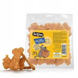kostki-miesne-przysmak-smakolyk-dla-psa-kurczak-ryz-hauandmiau-pusesnack-500g