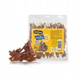 przysmak-smakolyk-dla-psa-paski-kaczka-ryba-dorsz-hau-miau-pausesnack-500g