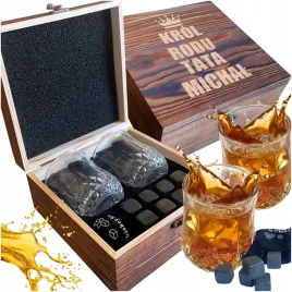 pudelko-zestaw-kamieni-do-whisky-2-szklanki-prezent-na-dzien-ojca-dla-taty