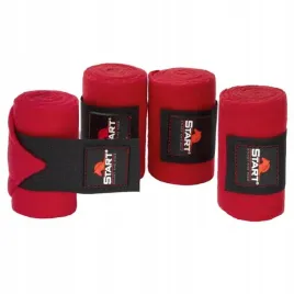 bandaze-polarowe-dla-konia-start-owijki-czerwone-pony-1-m-4-sztuki