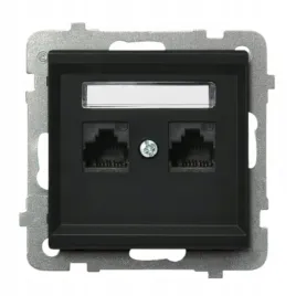 ospel-gniazdo-komputerowe-podwojne-2xrj45-kat-5e-czarny-metal-gpk-2r-k-m-33