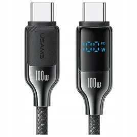 kabel-usams-usb-c-na-usb-c-100w-12m-digital-display-zinc-fast-charging