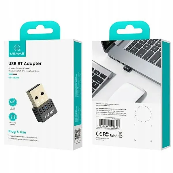 adapter-usb-usams-bluetooth-czarny-stan-nowy-waga-z-opakowaniem-0-15-kg