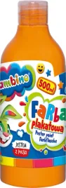 farba-plakatowa-500ml-bambino-w-butelce-pomaranczowa