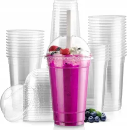 kubki-shake-pet-300ml-z-wieczkiem-wypuklym-z-otworem-zestaw-50-sztuk