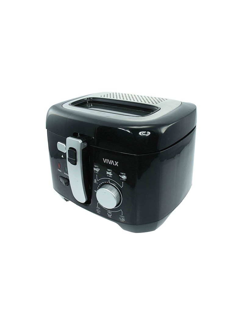 Promocja Frytkownica Vivax DF-1800B,Czarny, 1800W,2,5L, Thermo wyprzedaż przecena