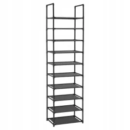 szafka-na-obuwie-stojaca-loft-czarna-173cm-10-poziomow-metal-wloknina