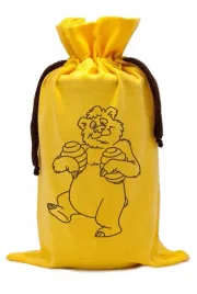 woreczek-ekologiczny-na-1-sloik-900ml-zolty-z-niedzwiadkiem