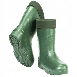 kalosze-damsk-z-ociepl-032zielone-eva-r-39-kolmax