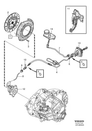 volvo-s80-v70-przewod-wysprzeglika-pompki-sprzegla-31259443