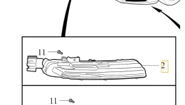 volvo-v40-prawa-lampa-postojowa-dzienna-drl-led-oe-31395920