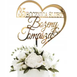 topper-na-tort-toper-rocznica-slubu-z-imionami-liczba-30-40-50-zloty-plexi