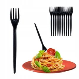plastikowe-widelce-mocne-sztucce-czarne-jednorazowe-widelec-premium-100-szt