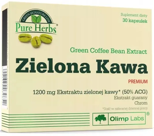Olimp Labs Zielona Kawa Premium - Wsparcie Kontroli Wagi, 30 Kapsułek
