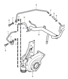 volvo-s60-xc90-xc70-waz-przewod-chlodzenia-turbo-oe-31657992