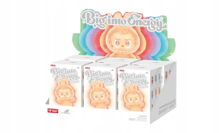 正規品 POP MART Big Into Energy Labubu [本我] Oryginalny Labubu Big Into Energy - Blind Box POPMART
