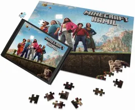 puzzle-a3-a4-minecraft-film-movie-2025-gadzety-personalizacja-imie-napis