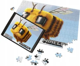 puzzle-a3-a4-minecraft-film-movie-2025-pszczolka-gadzety-imie-napis