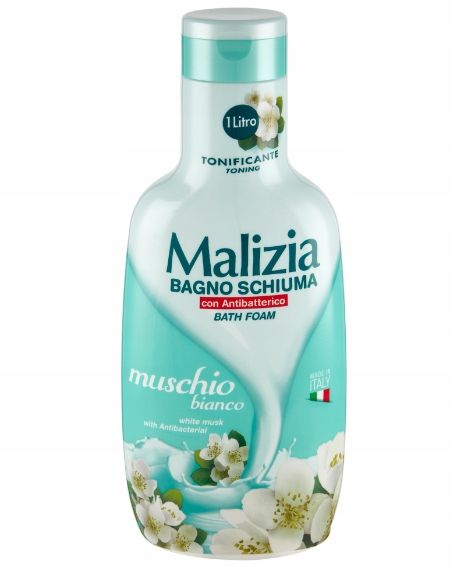 ﻿Malizia Muschio Bianco płyn do kąpieli 1l