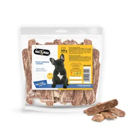 przysmak-smakolyk-dla-psa-paski-z-kaczki-dorsza-hau-miau-pausesnack-500g