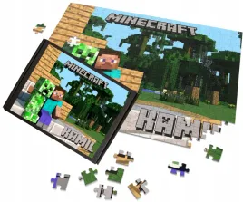 puzzle-a3-a4-minecraft-film-movie-2025-gadzety-z-imieniem-napisem