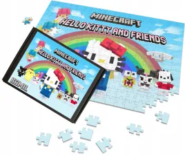 puzzle-a3-a4-minecraft-film-movie-2025-hello-kitty-gadzety-z-imieniem
