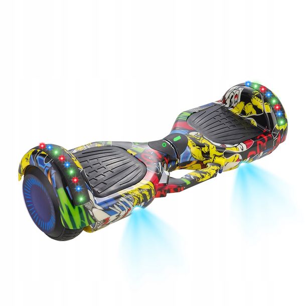 ﻿Deskorolka elektryczna BLUETOOTH hoverboard LED+GŁOŚNIK - Bateria 4.4Ah!!!!