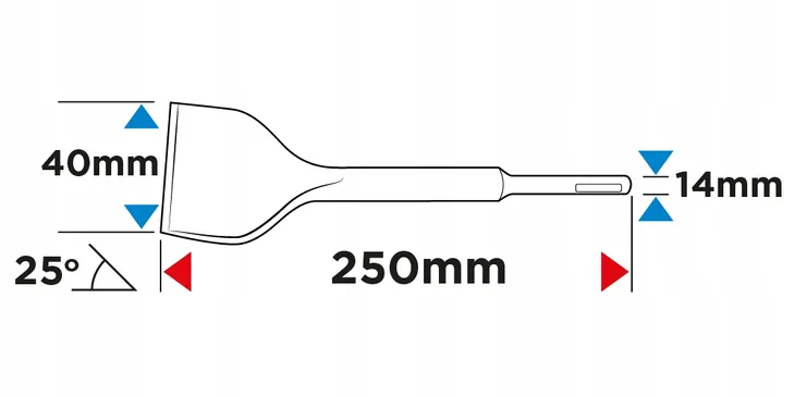dluto-sds-plus-40-x-250-mm-25-st-kod-producenta-57h554
