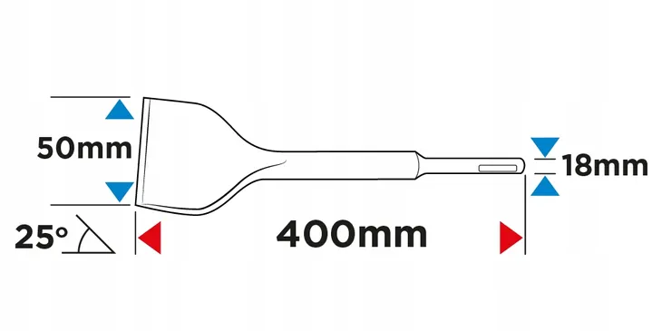 dluto-sds-max-50-x-400-mm-25-st-waga-z-opakowaniem-0-78-kg