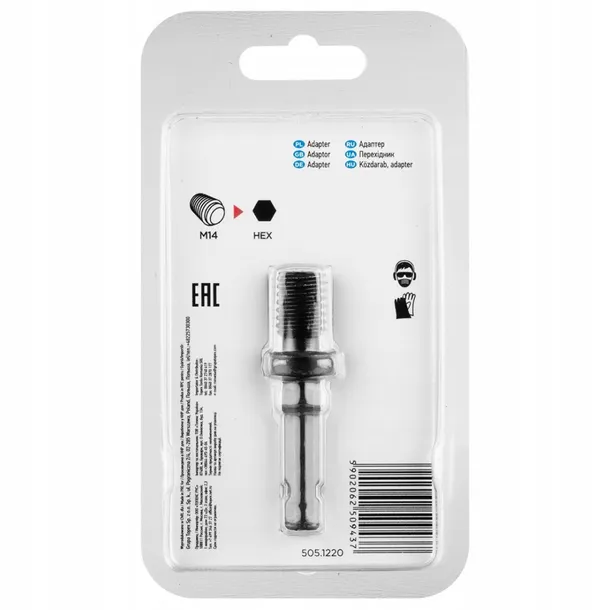 adapter-z-m14-na-hex-marka-graphite