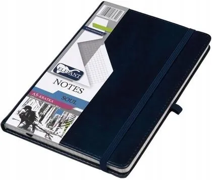 notes-a5-soul-niebieski-elefant