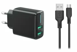 ladowarka-sieciowa-2xusb-34a-kabel-usb-typ-c-1m-szybkie-ladowanie-230v