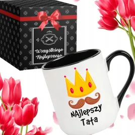 kubek-dla-taty-bialy-prezent-dzien-ojca-taty-zlota-korona-najlepszy-tata
