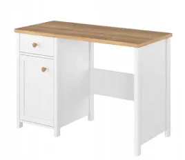 biurko-110-cm-biel-dab-nash-duzy-blat-polki-szuflada