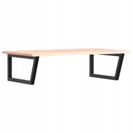 polka-scienna-pod-umywalke-stal-i-lite-drewno-debowe