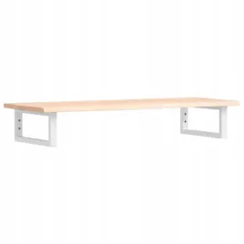 polka-scienna-pod-umywalke-stal-i-lite-drewno-debowe