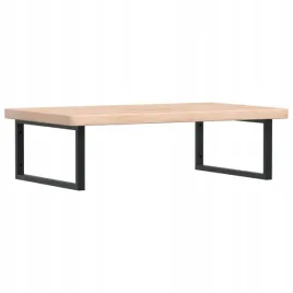 polka-scienna-pod-umywalke-stal-i-lite-drewno-debowe