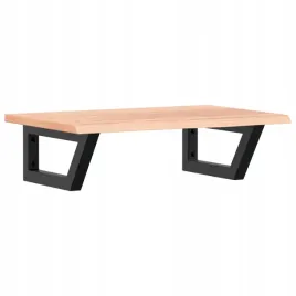 polka-scienna-pod-umywalke-stal-i-lite-drewno-debowe