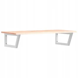 polka-scienna-pod-umywalke-stal-i-lite-drewno-debowe