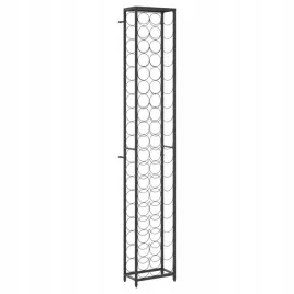 stojak-na-57-butelek-czarny-34x18x200-cm-kute-zelazo