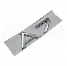audi-a7-emblemat-napis-znaczek-chrom-silver-zamiennik