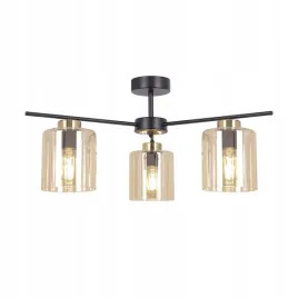 lampa-sufitowa-aurelia-k-5521-czarny-zloty-bursztynowy-klasyczna-stylowa