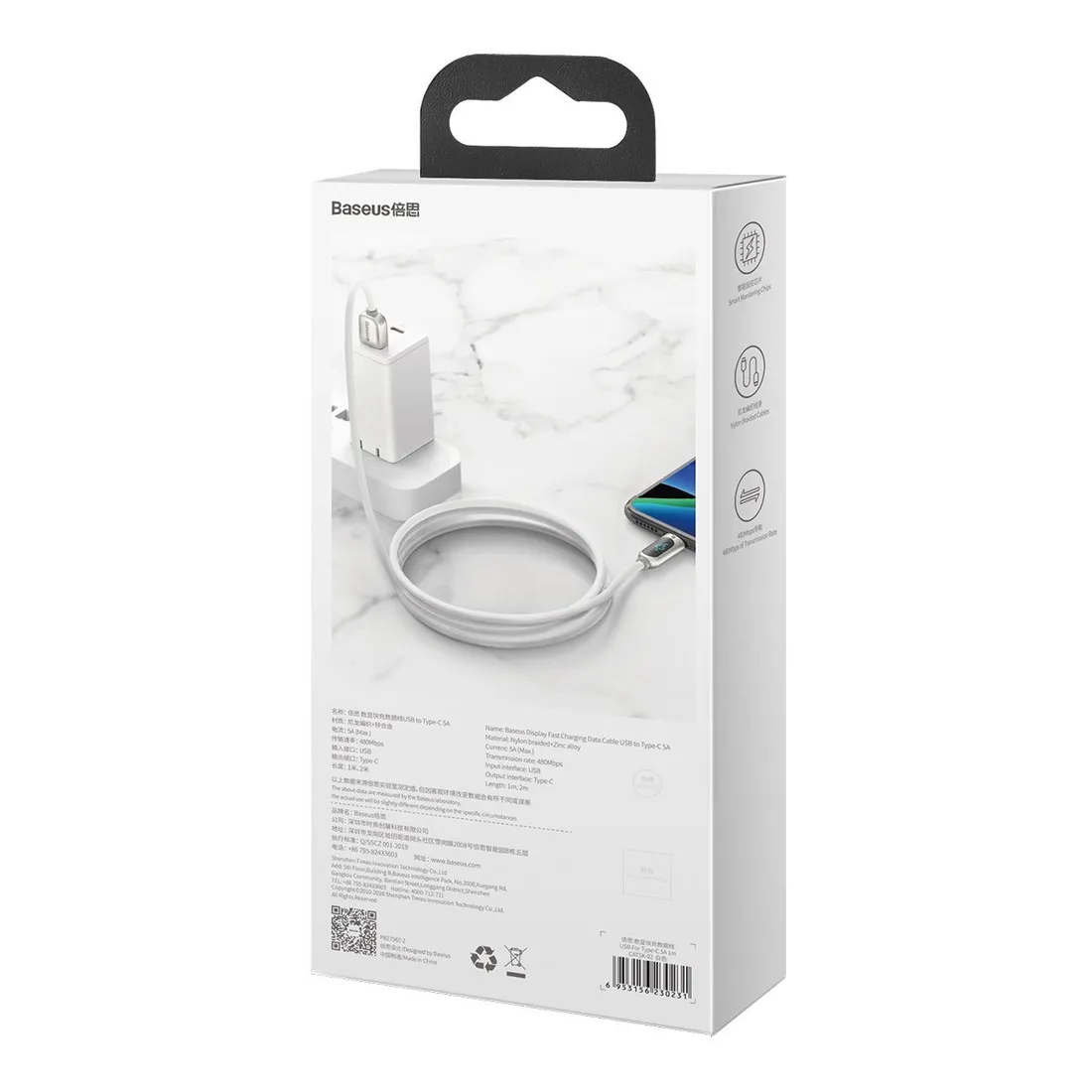 kabel-baseus-usb-usb-typ-c-1-m-bialy-kolor-bialy