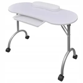 vidaxl-skladany-stolik-do-manicure-z-koleczkami-bialy