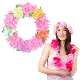 opaska-party-hawajskie-kwiaty-rozowy-partypal